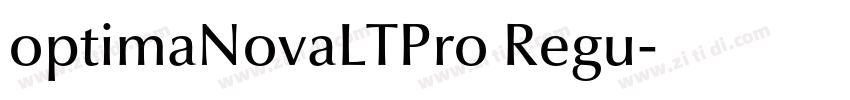 optimaNovaLTPro Regu字体转换
